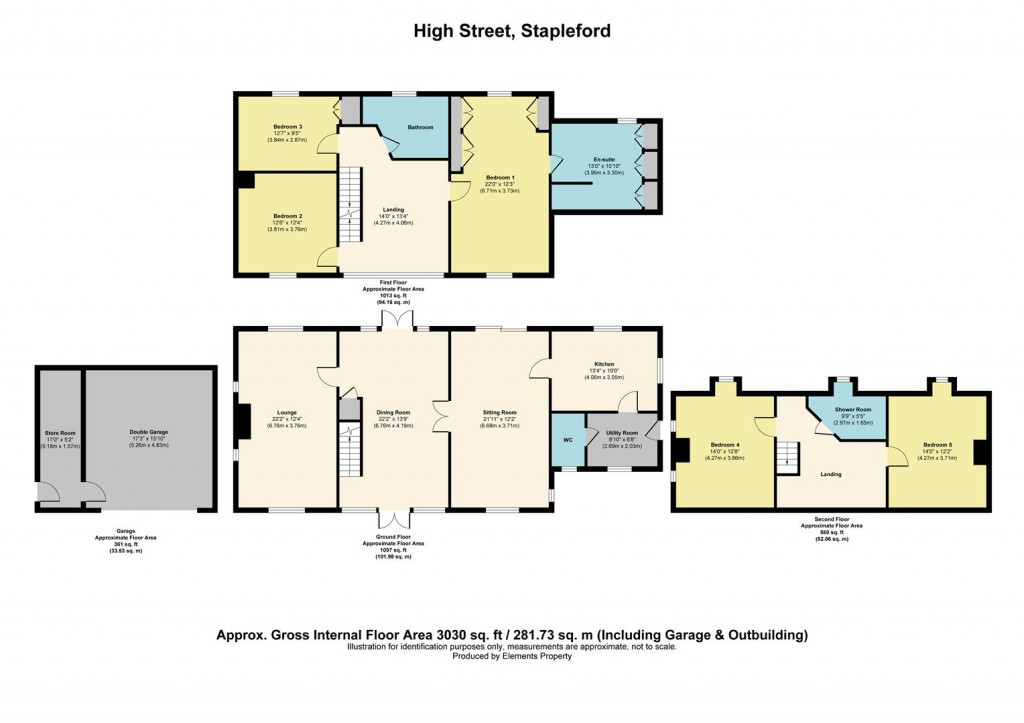 Floorplans For High Street, Stapleford, Lincoln