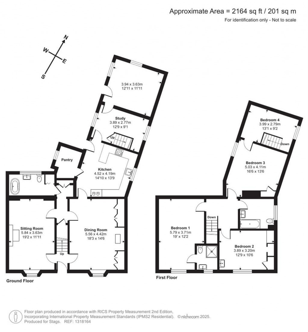 Floorplans For Swan Hill Road, Colyford, Colyton