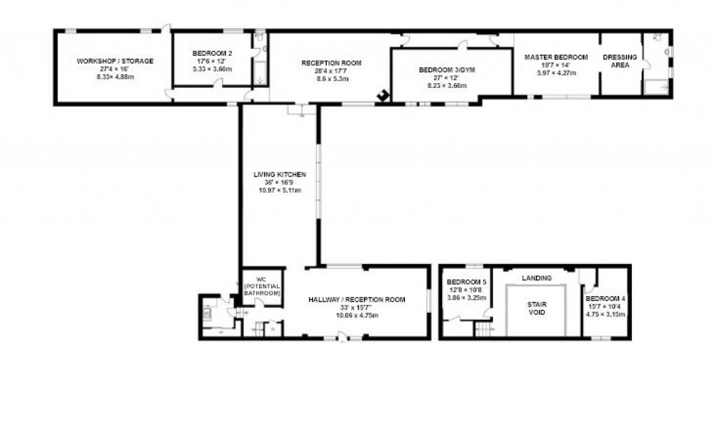 Floorplans For River Lane, Kilby, Leicestershire