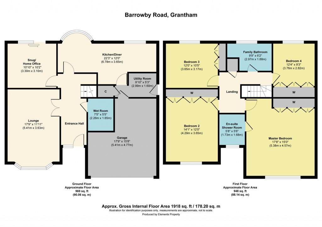 Floorplans For Barrowby Road, Grantham