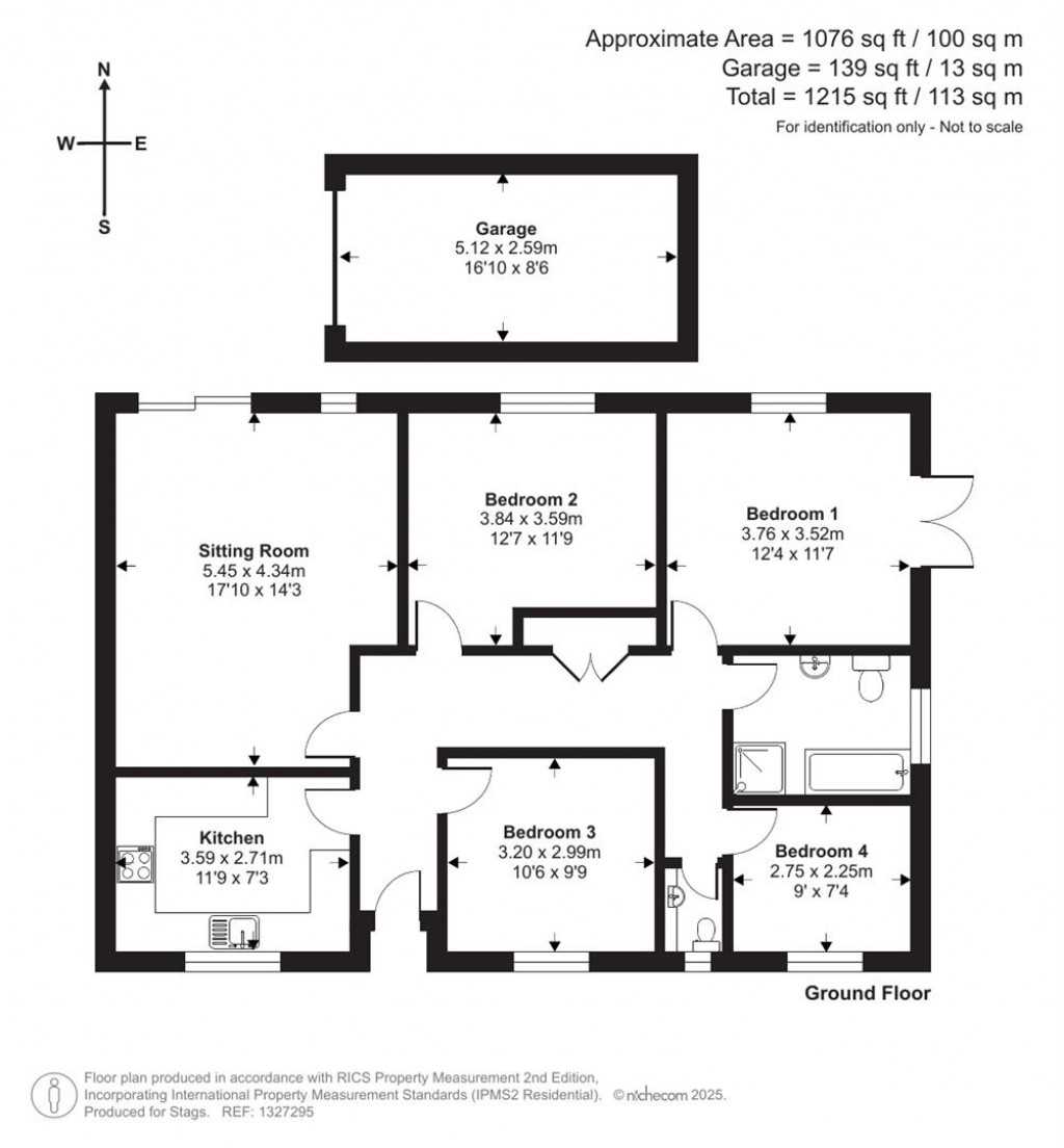 Floorplans For Tedders Close, Hemyock,