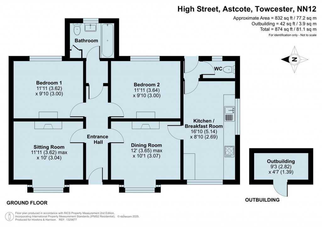 Floorplans For High Street, Astcote, NN12