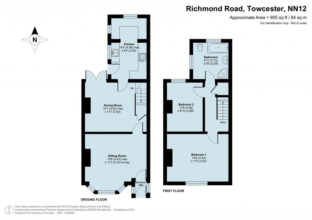 Floorplans For Richmond Road, Towcester, NN12