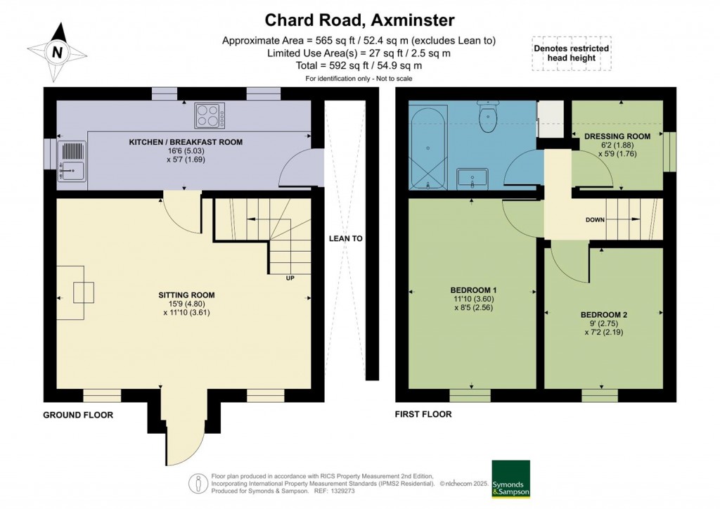 Floorplans For Chard Road, Axminster