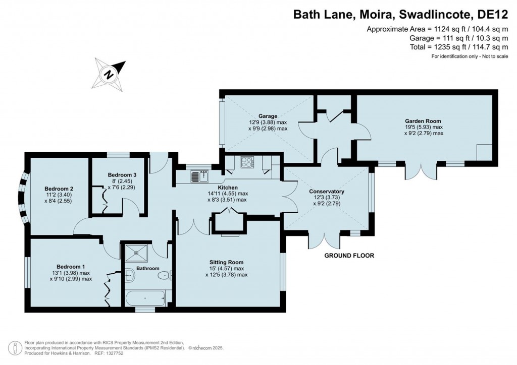 Floorplans For Bath Lane, Moira, Swadlincote, DE12