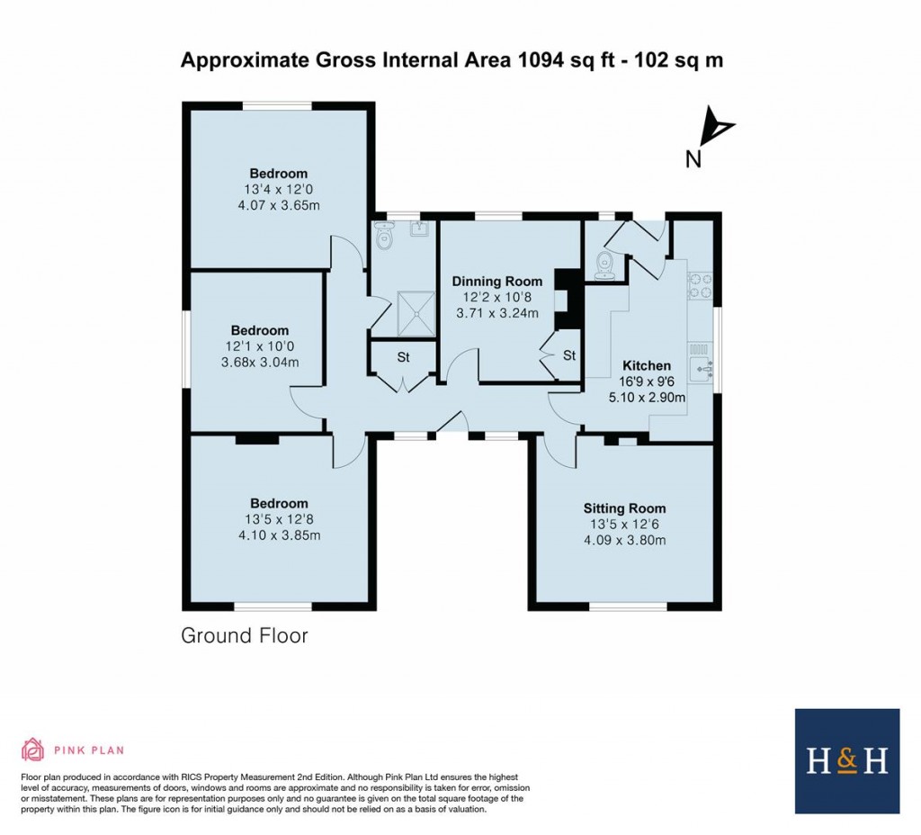 Floorplans For Badby Road West, Daventry, NN11