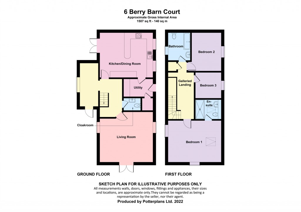 Floorplans For Brighstone, Isle of Wight