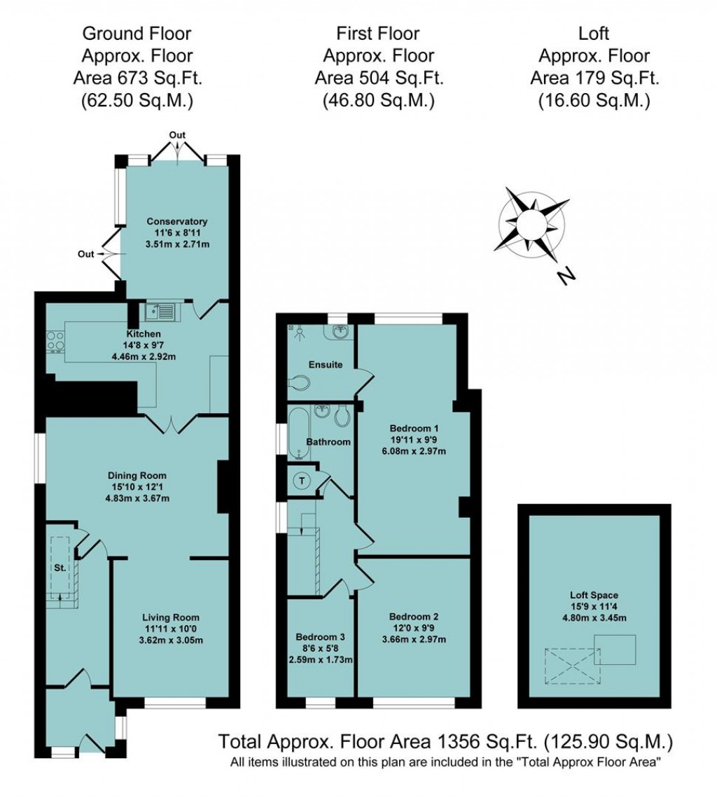 Floorplans For Hillview Crescent, Banbury