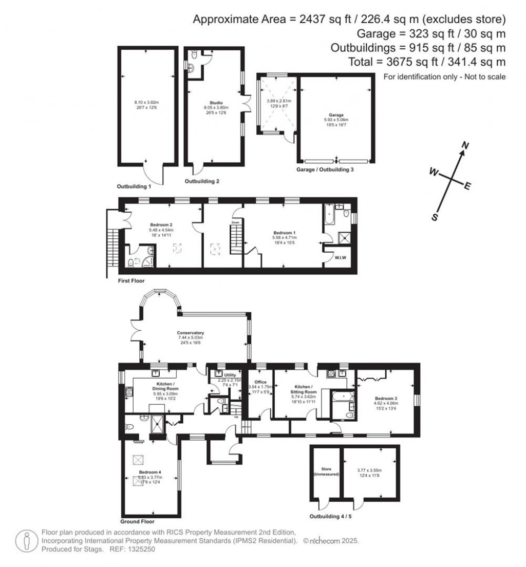 Floorplans For Winnards Perch, St. Columb