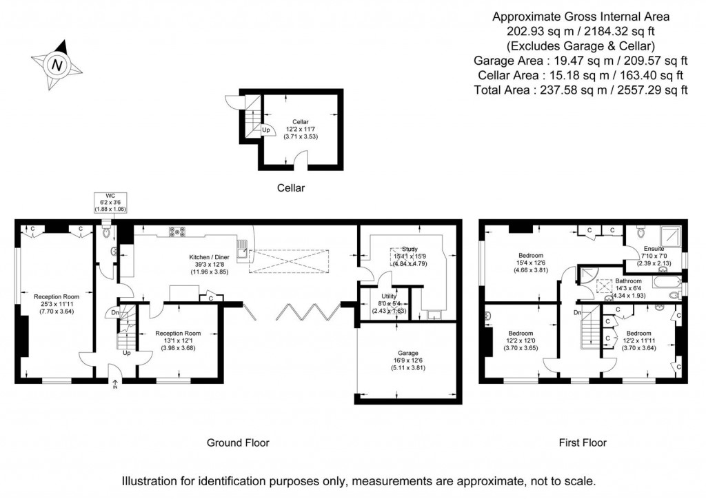 Floorplans For Cotton End Road, Exning, Newmarket