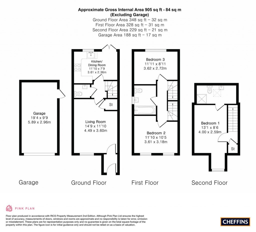 Floorplans For Plover Place, Exning