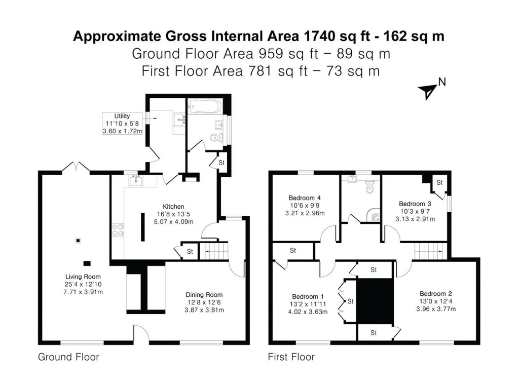 Floorplans For Newbiggen Street, Thaxted, Dunmow