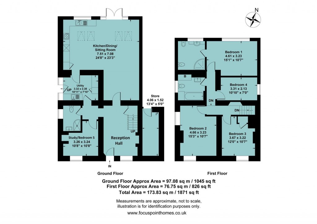 Floorplans For Wales Street, Kings Sutton