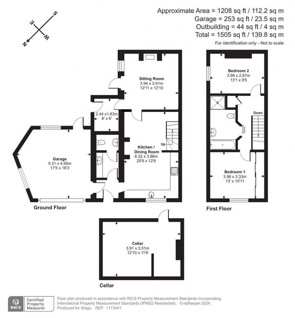 Floorplans For Commercial Street, Gunnislake