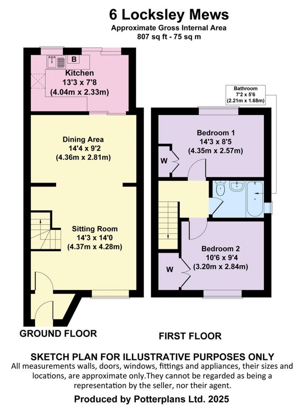 Floorplans For Yarmouth, Isle of Wight