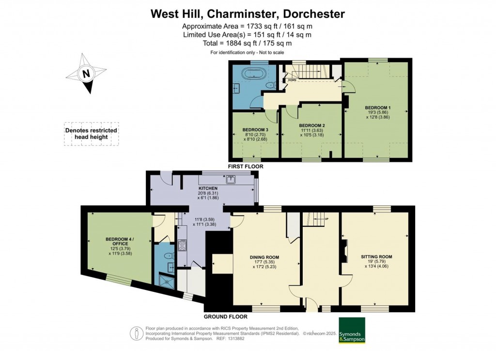 Floorplans For West Hill, Charminster, Dorchester
