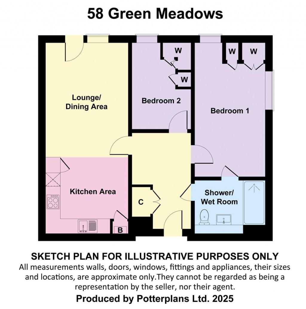 Floorplans For Freshwater, Isle of Wight