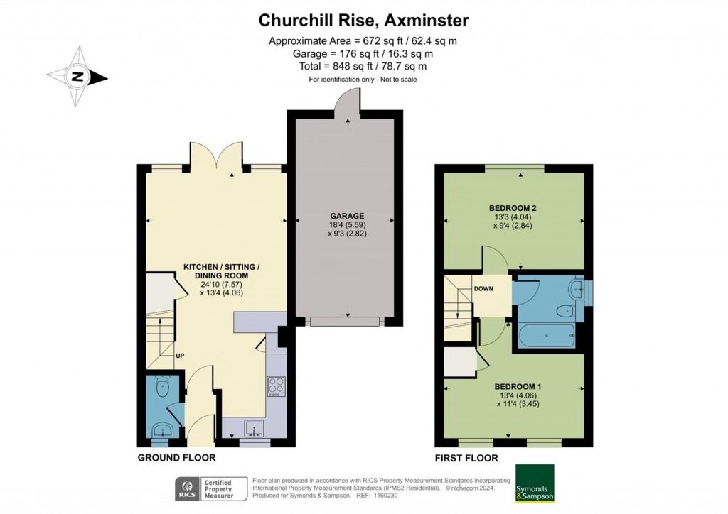Floorplans For Churchill Rise, Axminster, Devon