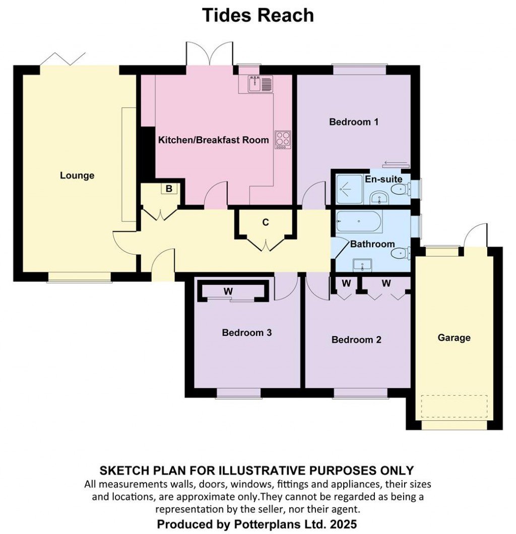 Floorplans For Freshwater Bay, Isle of Wight