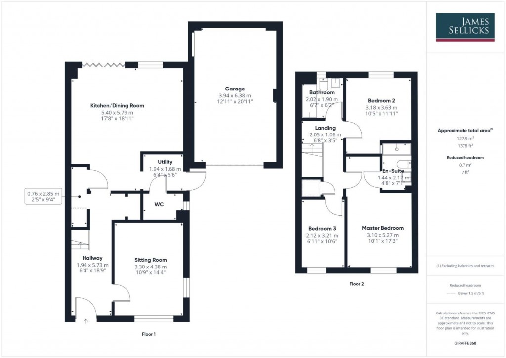 Floorplans For Dovecot Close, Congerstone, Nuneaton