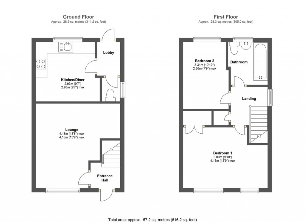 Floorplans For Columbine Road, Ely