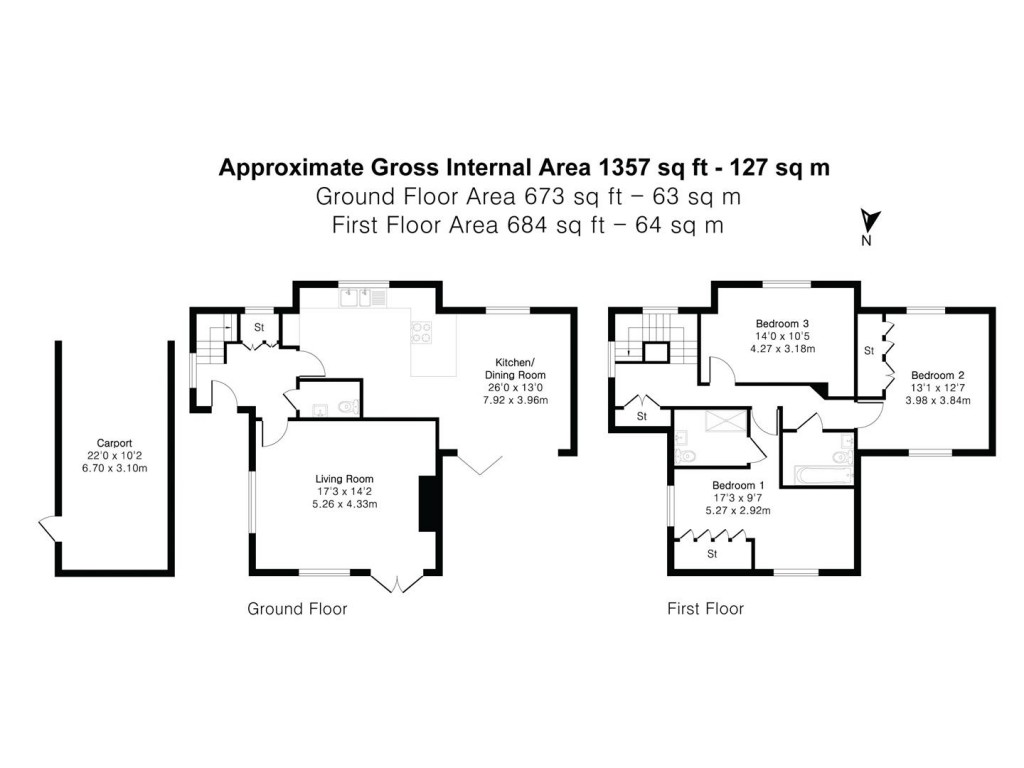 Floorplans For Barlee Close, Clavering, Saffron Walden