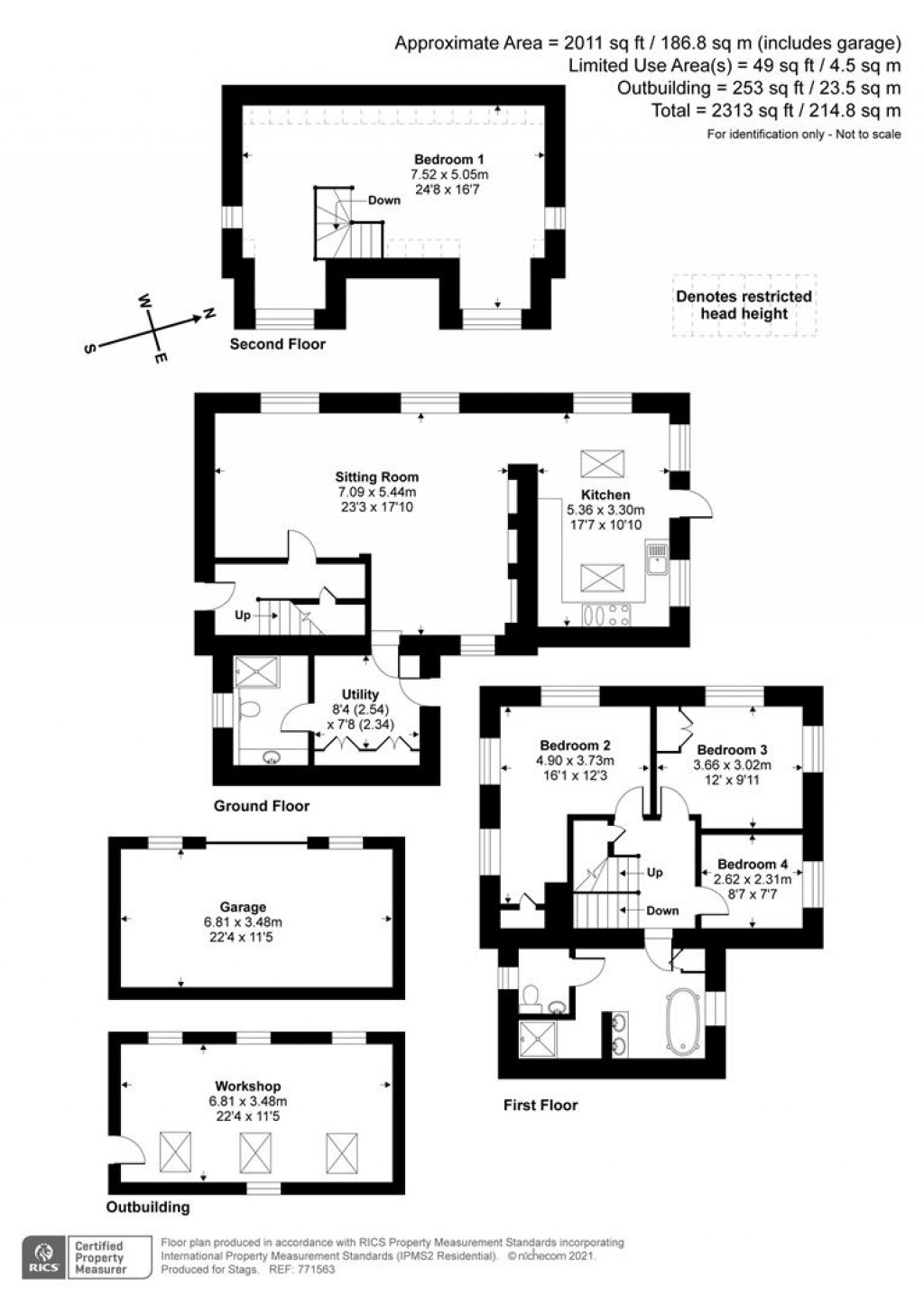 Floorplans For Northmoor Road, Dulverton