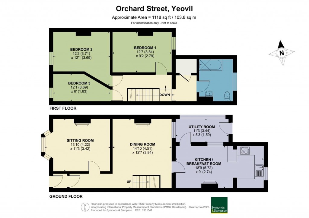 Floorplans For Orchard Street, Yeovil