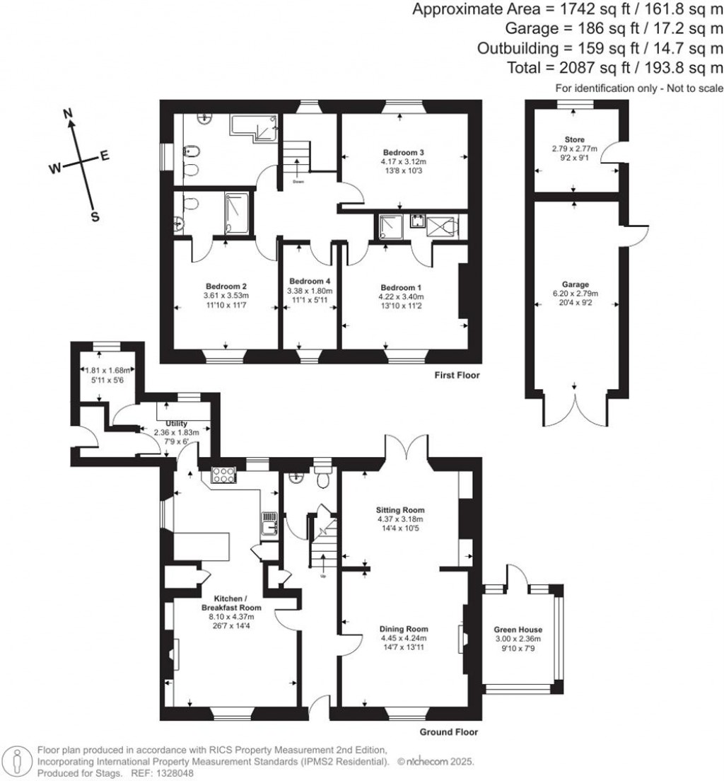 Floorplans For West Hill, Budleigh Salterton