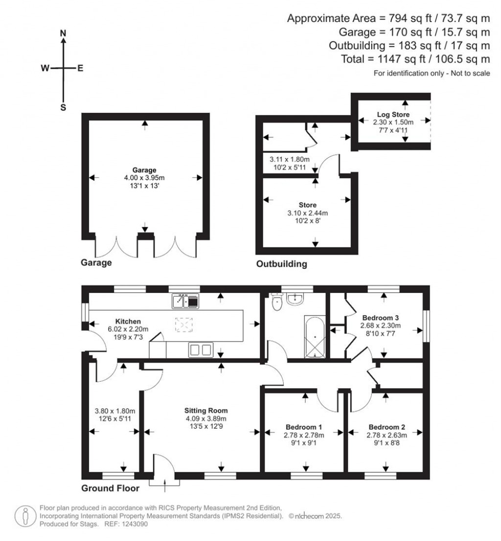 Floorplans For Brompton Regis, Dulverton