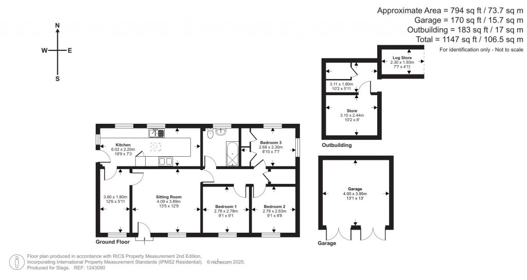 Floorplans For Brompton Regis, Dulverton