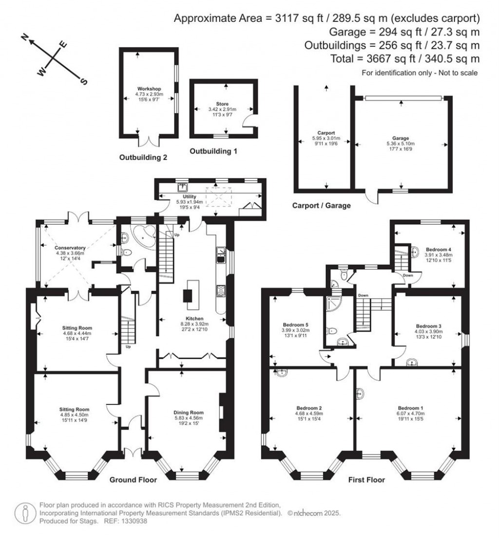 Floorplans For Clinton Road, Redruth, Cornwall