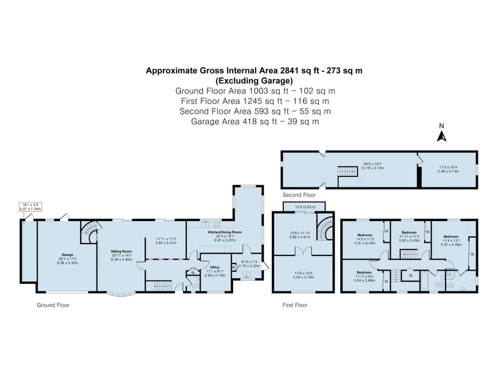 Floorplans For St. Marys Court, Gayton, NN7