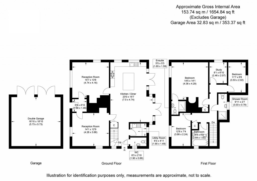 Floorplans For Church End, Ashdon, Saffron Walden