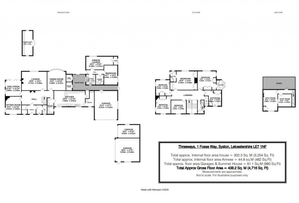 Floorplans For Syston, Leicestershire