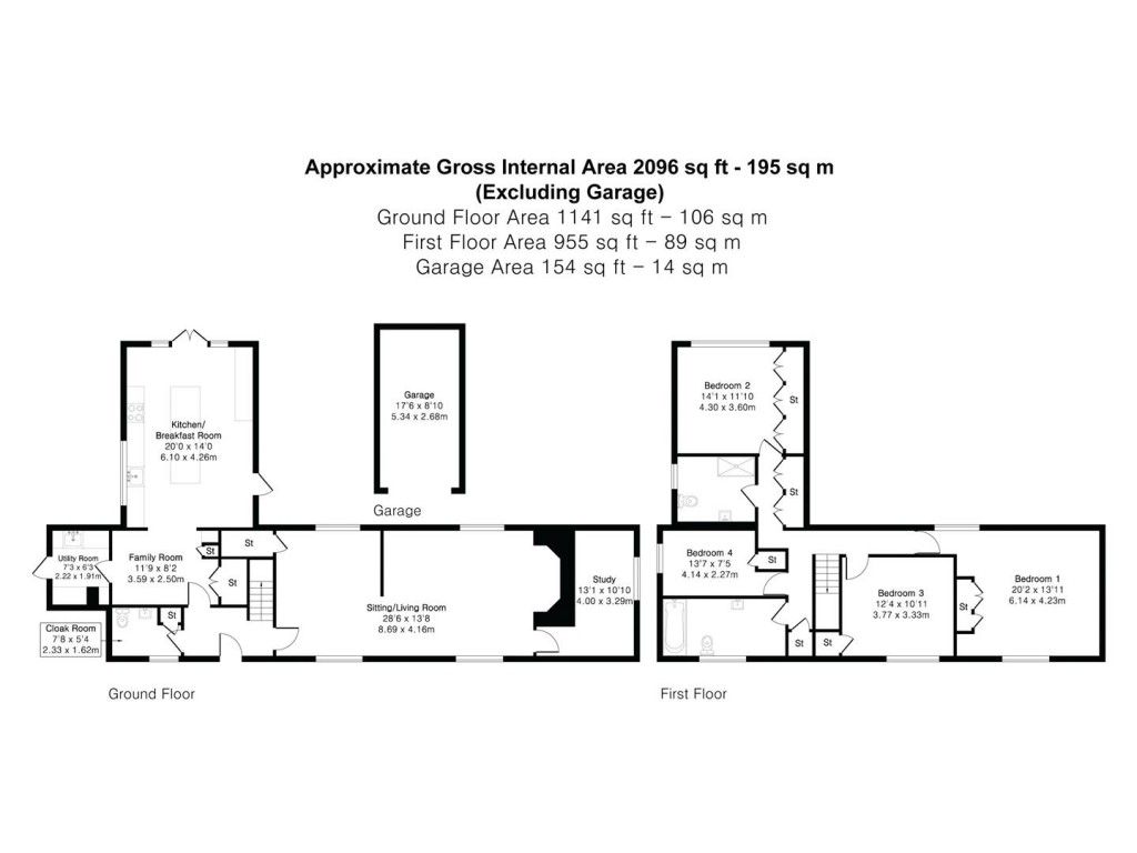 Floorplans For Thaxted Road, Wimbish, Saffron Walden