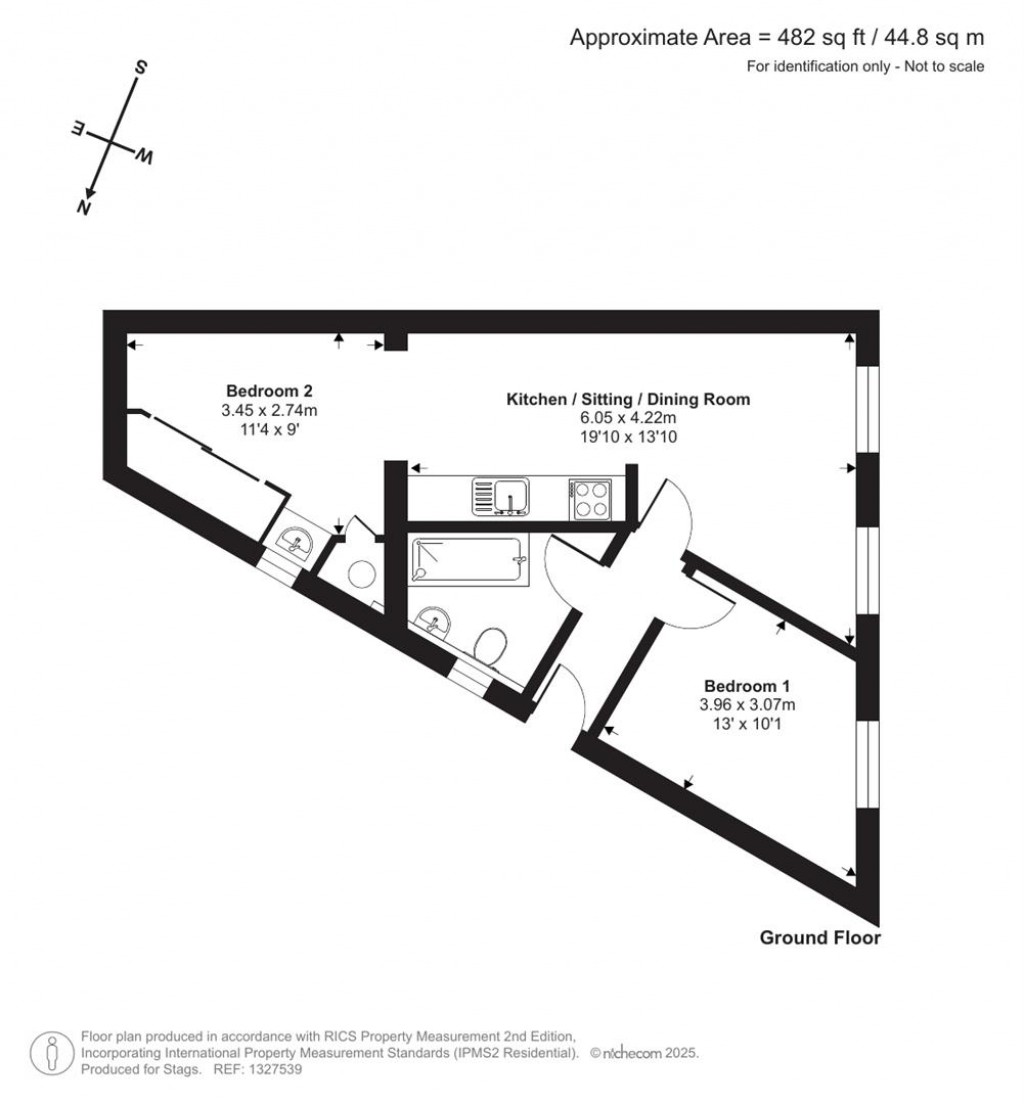 Floorplans For The Meadow, St. Ives