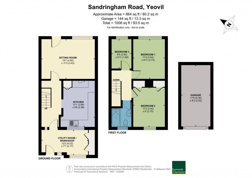 Floorplans For Sandringham Road, Yeovil