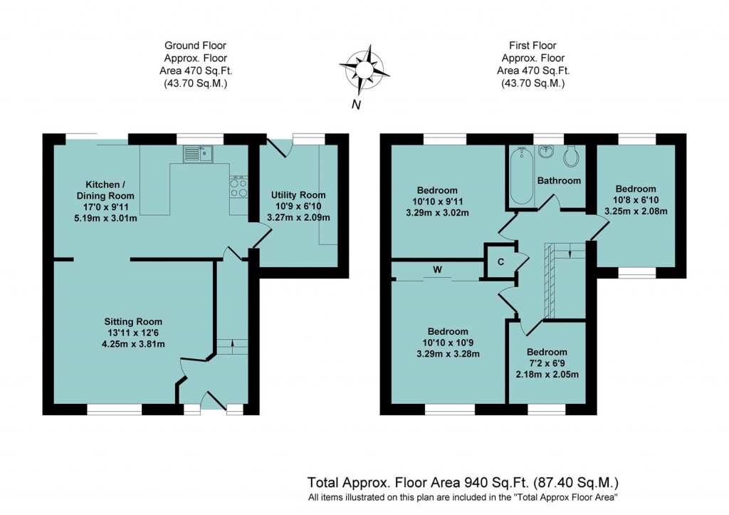 Floorplans For Longburges, Middleton Cheney, Banbury