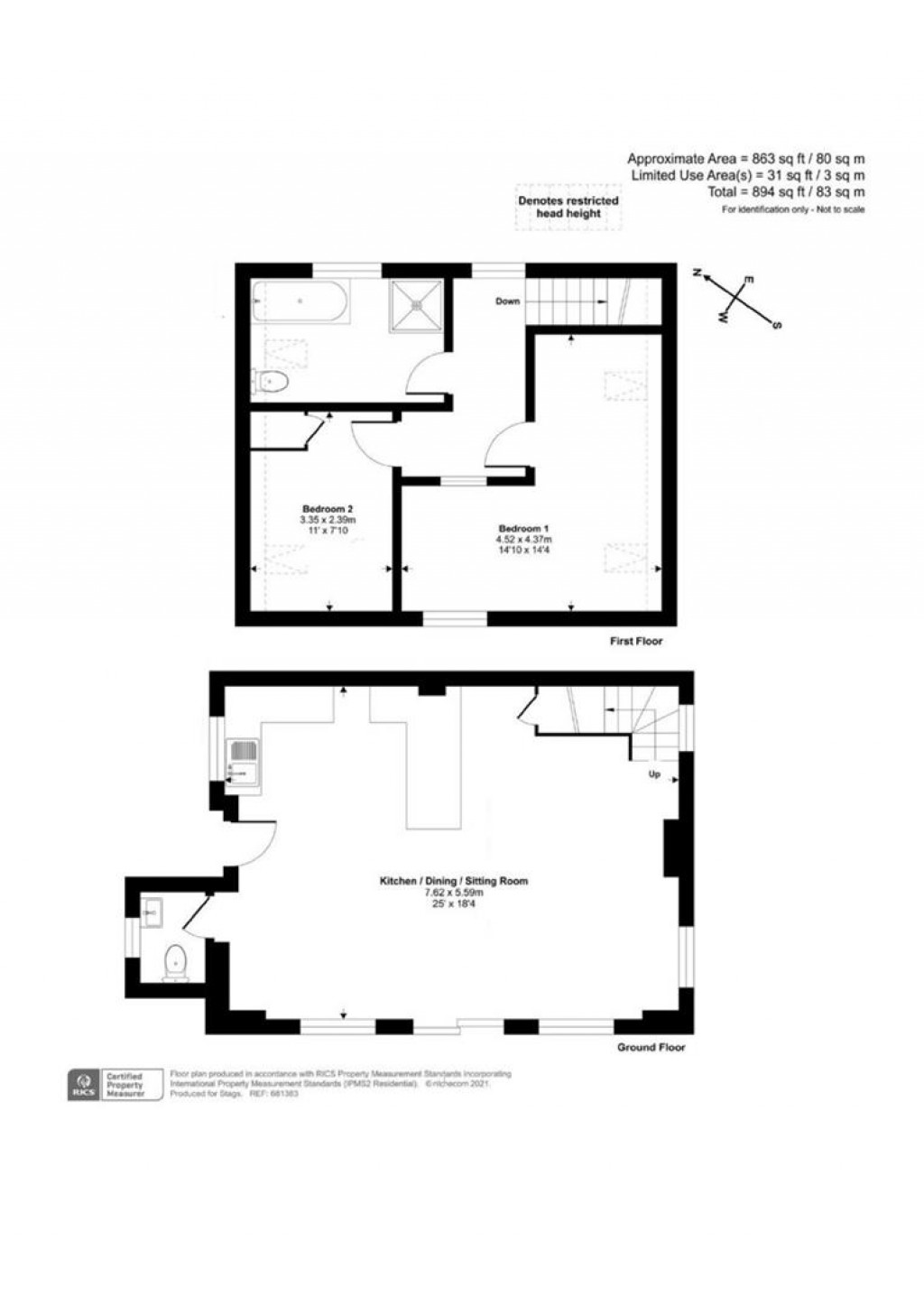 Floorplans For Eggesford, Chulmleigh