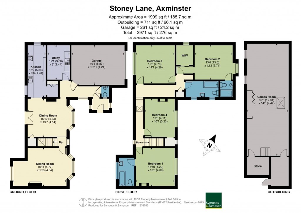 Floorplans For Stoney Lane, Axminster