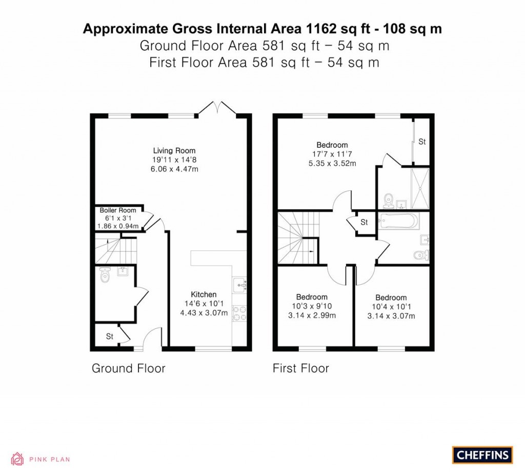 Floorplans For The Avenue, Cambridge