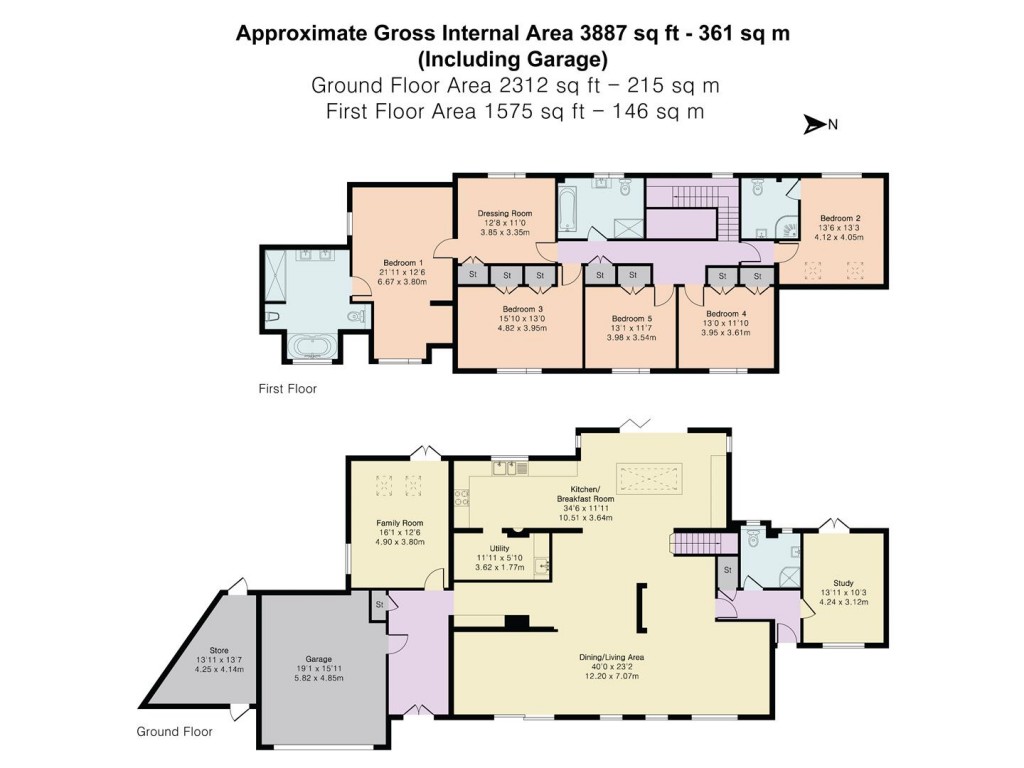 Floorplans For St. Andrews Road, Henley-On-Thames