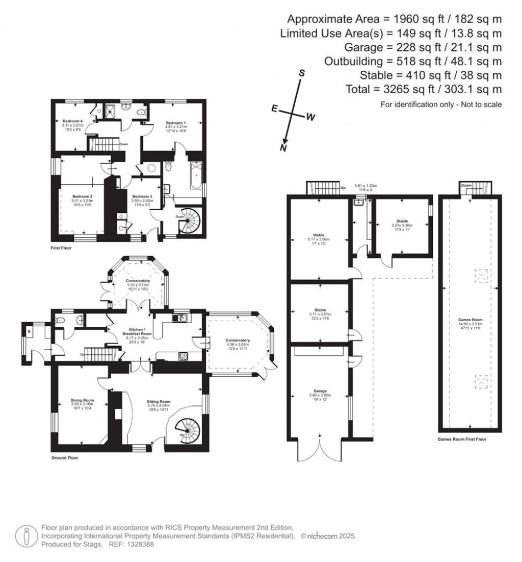 Floorplans For Riddlecombe, Chulmleigh