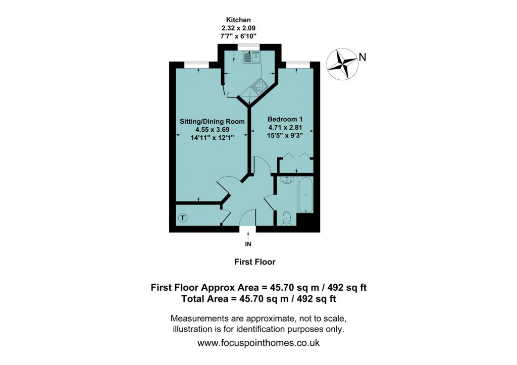 Floorplans For Spencer Court, Britannia Road, Banbury