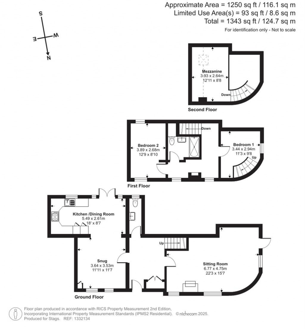 Floorplans For Church Street, Sidbury, Sidmouth