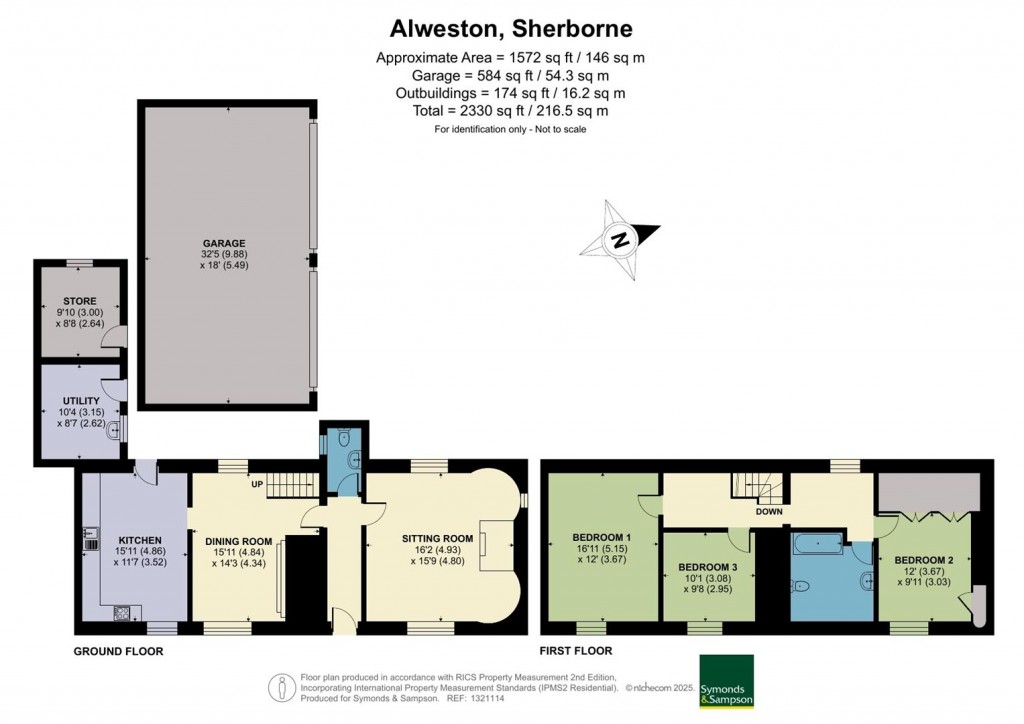 Floorplans For Mundens Lane, Alweston, Sherborne