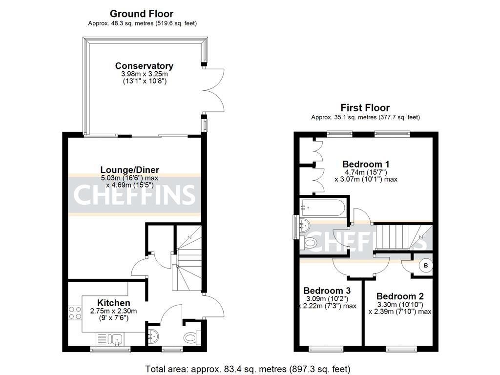 Floorplans For Briars End, Witchford, Ely