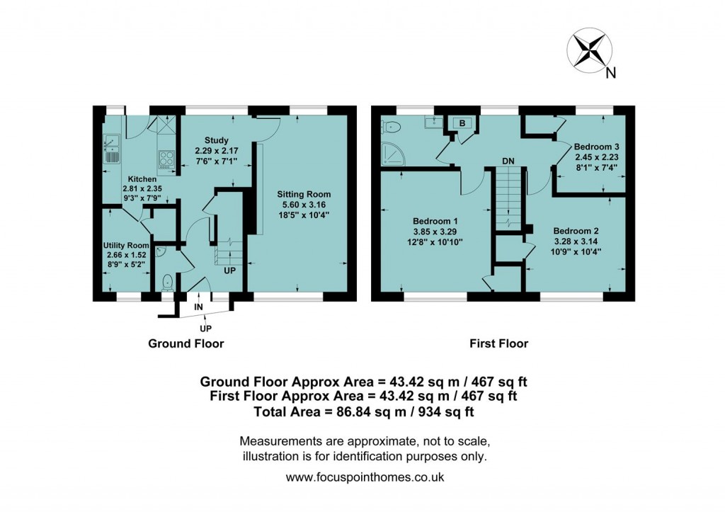 Floorplans For Western Crescent, Banbury