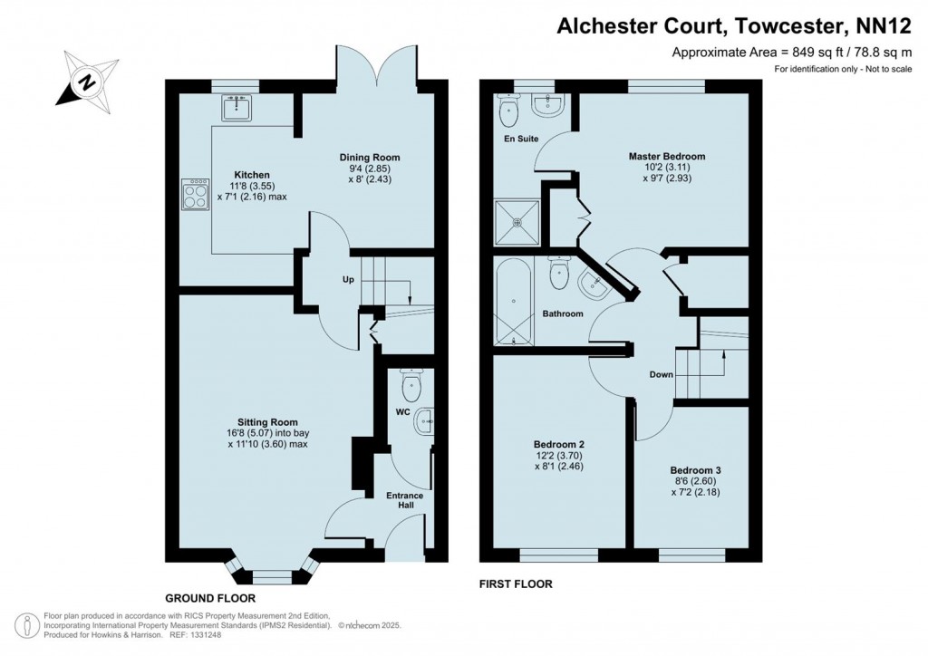 Floorplans For Alchester Court, Towcester, NN12